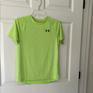 Under Armour Kids Lime Green Short Sleeve Tee